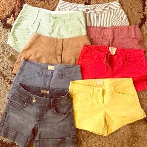 Shorts Bundle Size 1, 25 and smalls!